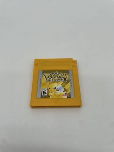 Pok Mon Yellow Version Special Pikachu Edition Nintendo Game Boy