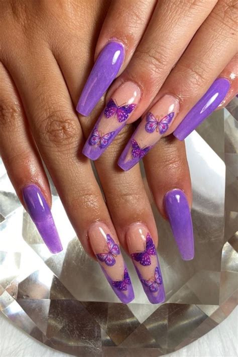 Acrylic Nails Summer 2021 Butterfly Nail Art Is The Trend Of The Year