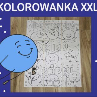 Dzień kropki DOT DAY kolorowanka XXL Kwiecien Academy