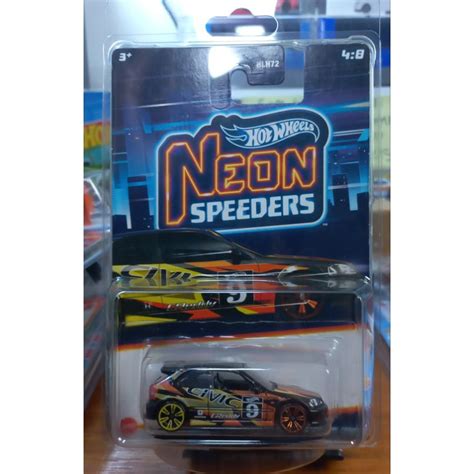 Jual Hot Wheels Honda Civic Type R Ek Neon Speeder Shopee Indonesia