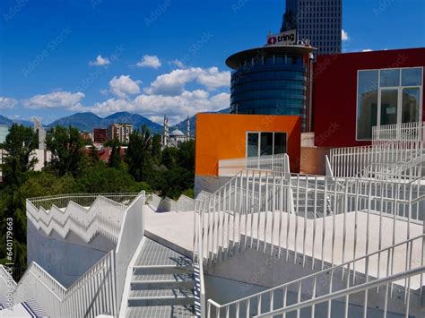 The Pyramid Of Tirana Former Museum Dedicated To Dictator Enver Hoxha