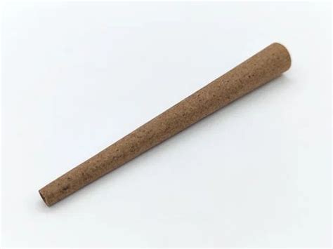 Pure Brown Hemp Pre Rolled Cone Tower For Smoking Gsm Mm