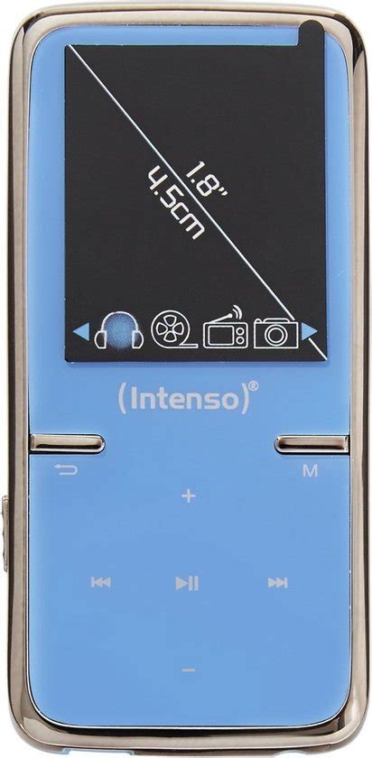 Intenso MP3 Video Player VIDEO SCOOTER 1 8 8GB Blue Bol