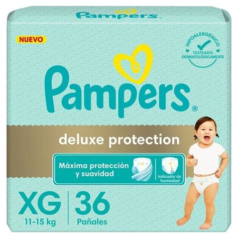 Pampers Pañales Deluxe Protection Xg 36 Unidades Pampers Pañales