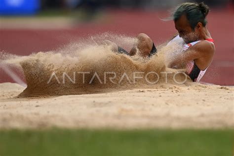 Medali Emas Lompat Jangkit Apg Antara Foto