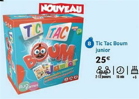 Promo Tic Tac Boum Junior Chez La Grande R Cr