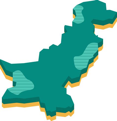 D Map Of Pakistan Png