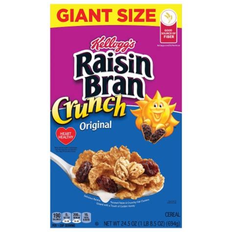 Kellogg S Raisin Bran Crunch Giant Size Cereal Oz King Soopers