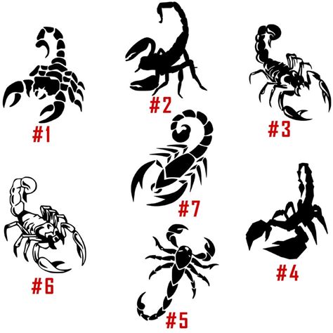 Scorpion Zodiac Vinyl Decal Sticker Car Wall Window Laptop Etsy