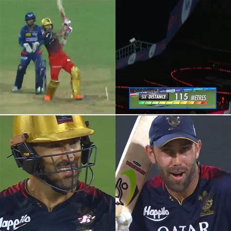 Watch Faf Sends The Ball Into The Orbit 115m Six Cricwire