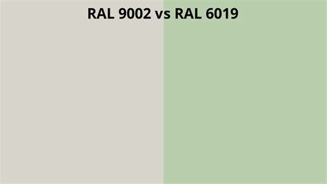 Ral 9002 Vs 6019 Ral Colour Chart Uk