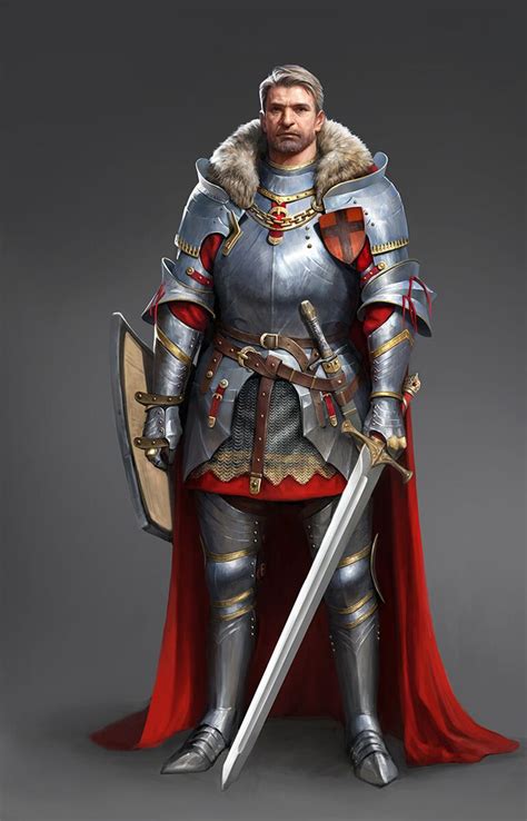 Artstation Knight Vandyck K Fantasy Armor Knight Character