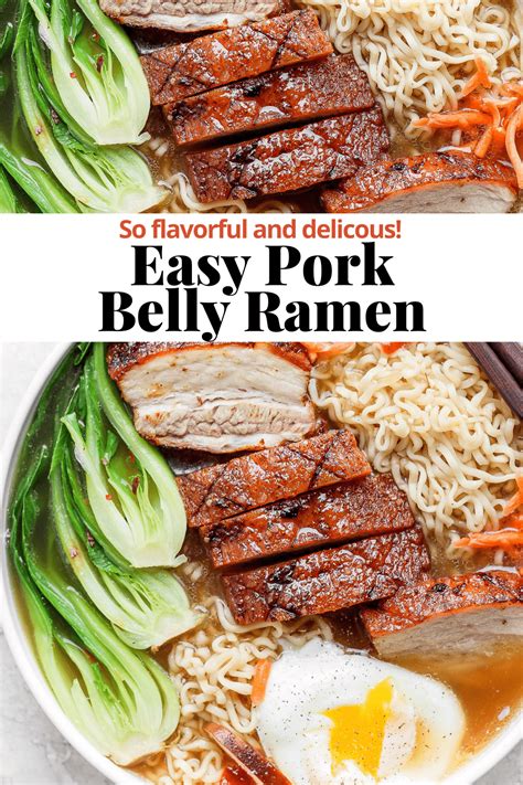 how to cook pork belly for ramen fast