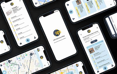 UPS Real-Time Delivery Map by Qingyang Liu – SVA Design