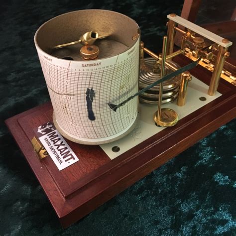 stock vintage barograph maxant  montreuil paris explorer