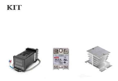 Kit Controlador Temperatura Rex C Relay Ssr Aluminio Env O Gratis