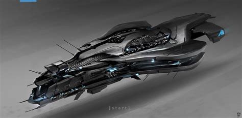 Sci-Fi Spaceship Concept Art