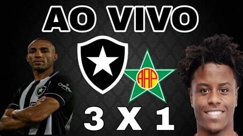 BOTAFOGO 3 X 1 PORTUGUESA AO VIVO CARIOCÃO 2023 YouTube