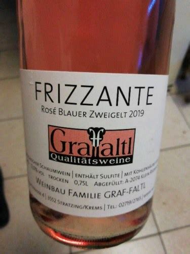 Weinbau Fam Graf Faltl Rosé Blauer Zweigelt Frizzante Trocken Vivino US