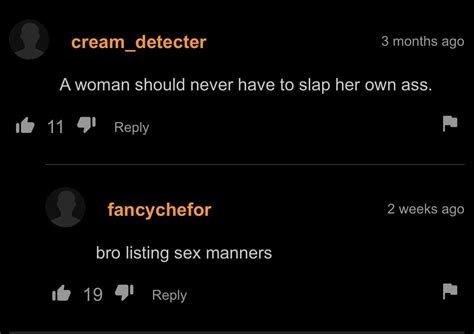 Sex Manners Rpornhubcomments