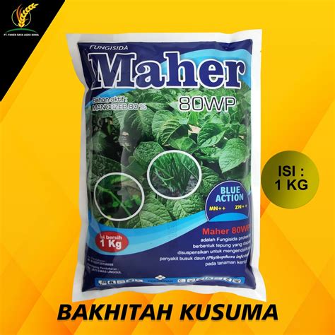 Jual Fungisida Mancozeb Wp Kg Biru Maher Mangan Zinc