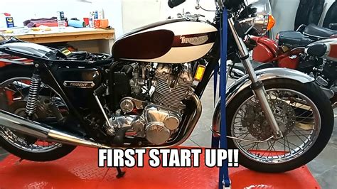 Triumph Trident T160 Rebuild Part 107 First Start Up Youtube