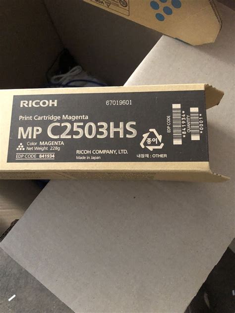 Original Ricoh 841927 C2503H Magenta Toner Cartridge PT 05 EBay