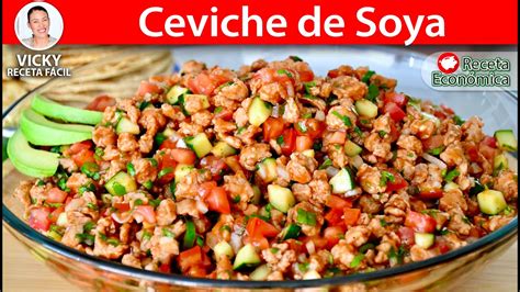 CEVICHE DE SOYA Vicky Receta Facil YVNoticias