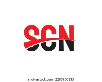 Scn Letter Initial Logo Design Vector Stock Vector (Royalty Free ...