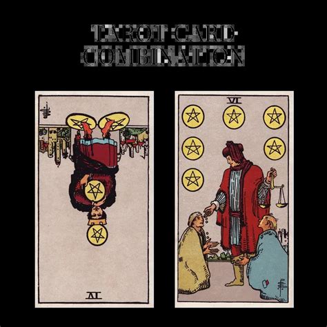 Four Of Pentacles Reversed And Six Of Pentacles Tarot Cards Meaning