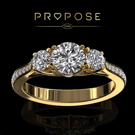 A Bespoke Cms Propose Diamond Ring Jewelry Design Bespoke Jewellery