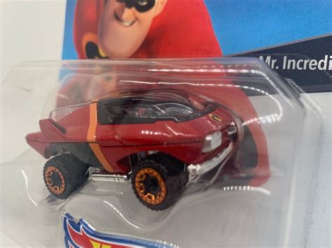 Hot Wheels Mr Incredible The Incredibles Red Disney Character Etsy