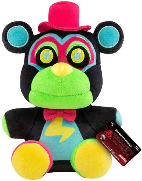 8 Blacklight Roxanne Wolf Fnaf Security Breach Plushie Five Nights At Freddys Toy Plush