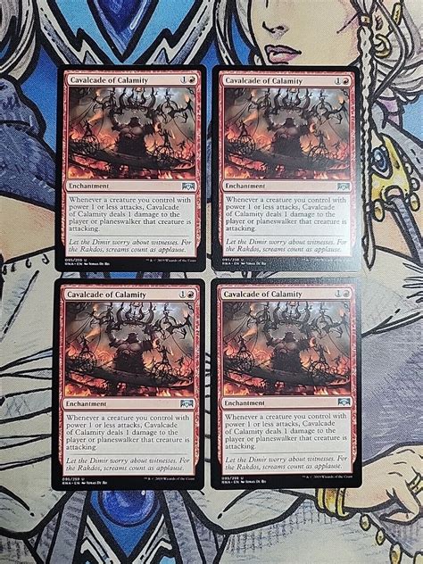 4x Cavalcade Of Calamity NM Ravnica Allegiance RNA MTG Magic EBay