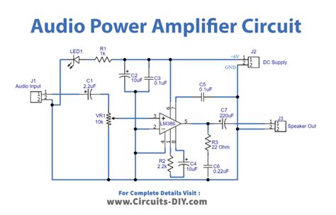 Low Voltage Audio Power Amplifier Circuit