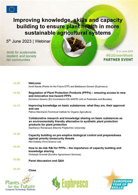 EU Green Week 2023 Partner Event | Plant ETP