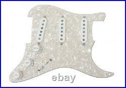 Seymour Duncan BYOP Loaded Solderless Liberator Strat Pickguard White