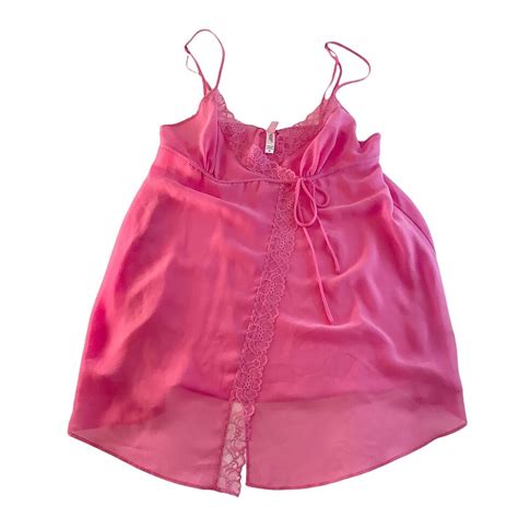 Victoria S Secret Lingerie Babydoll Sexy Chemise Lace Pink Size M Ebay