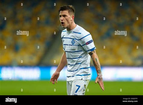 Kyiv Ukraine November Benjamin Verbic Of Dynamo Kiev During The