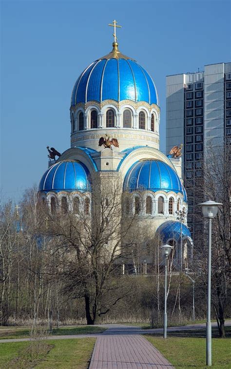 Church Of The Holy Trinity In Moscow Russia Stock Image Image Of