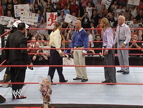 Triple H Kurt Angle And Ric Flair Sweating Their Shirts Off During An