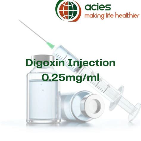 Digoxin Injection Mg Ml Pharmint