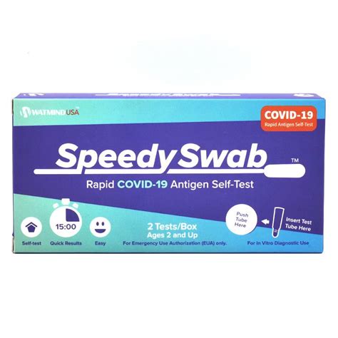 Amazon Watmind Usa Speedy Swab Rapid Covid Antigen Self Test