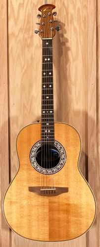 1979 Ovation Custom Balladeer 1112 Natural Guitars Acoustic