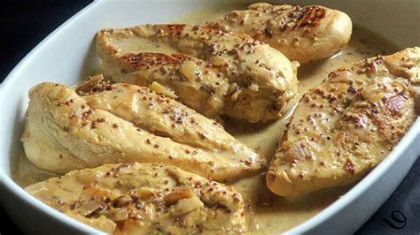 Irrésistible escalopes de poulet à la moutarde et miel très attirante