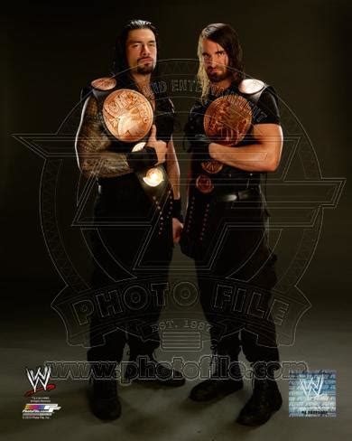 Seth Rollins & Roman Reigns with the Tag Team Championship Belts 2013 ...