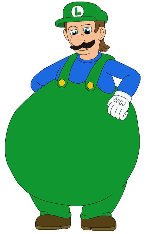 Chubby Luigi For Iwatchcartoons715 By Mcsaurus On Deviantart