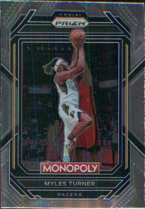 2022 23 PANINI MONOPOLY PRIZM 35 MYLES TURNER INDIANA PACERS