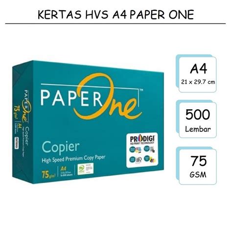 Jual Kertas Hvs A4 75gram Kertas Paperone Kertas Fotocopy Print