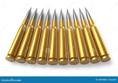 Bullets For Sniper Rifle Stock Photo - Image: 16076800